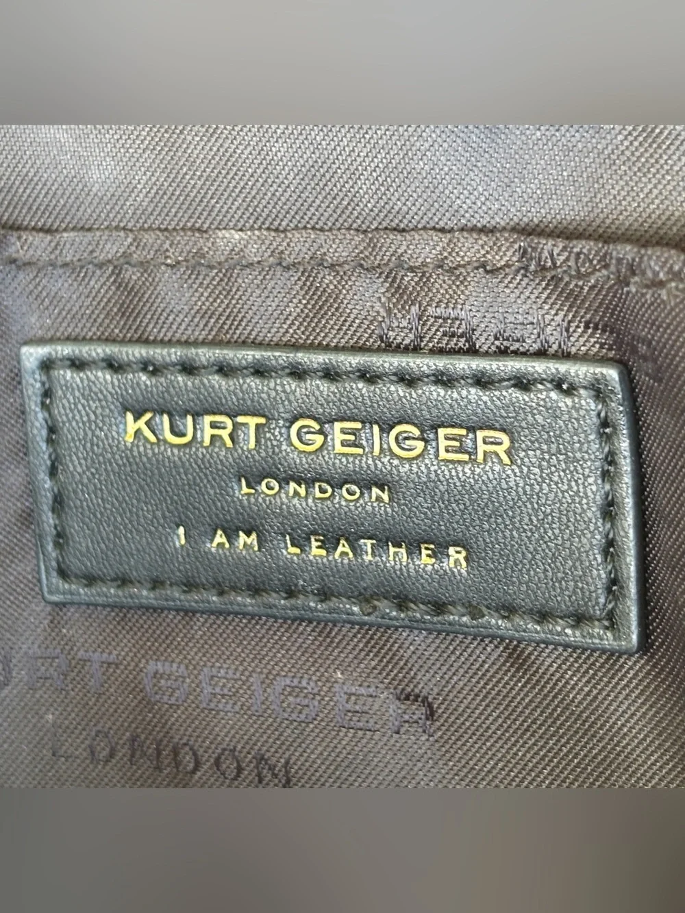 Kurt Geiger Python Embossed Leather Crossbody Bag